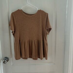 SO brand peplum top Size Large